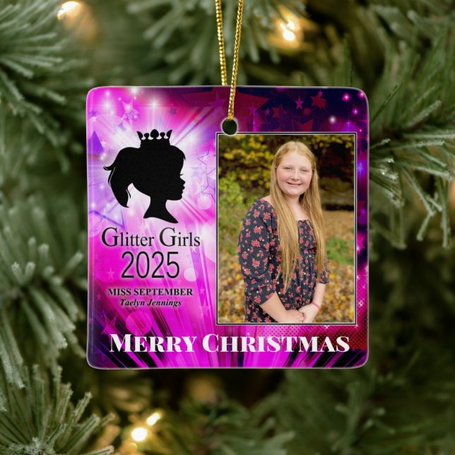 Miss September 2025 Ceramic Ornament (Tree)
