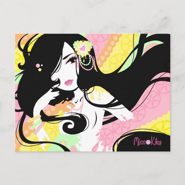 Miss Sherbet Postcard (Front)