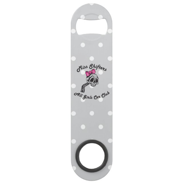 Miss Shifters Bottle Opener Bar Key (Front)