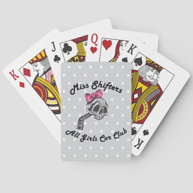Miss Shifters Playing Cards - Cheapest (Back)
