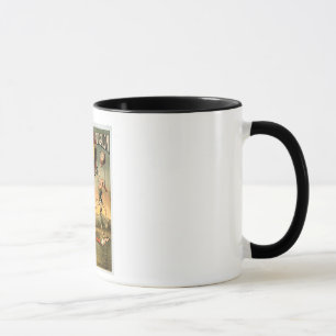 Miss Stena Flying Trapese Vintage Circus Poster Mug