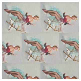 Miss Sylvania Pin-Up Girl Fabric