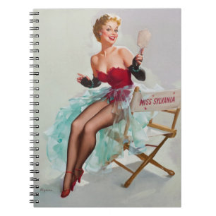 Miss Sylvania Pin-Up Girl Notebook