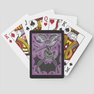 Miss Teen Halloween playing cards