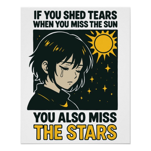 Miss the stars poster (Front)