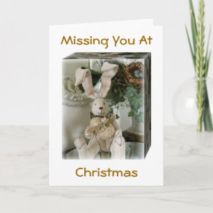 MISS THEM-TELL THEM AT CHRISTMAS WITH LOVE HOLIDAY CARD