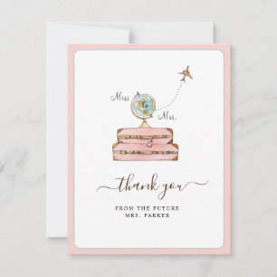 Miss to Mrs. Bridal shower Flat Invitation