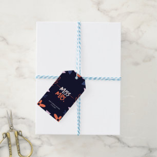 Miss To Mrs. Bridal Shower Gift Tags