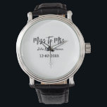 Miss to Mrs bridal shower stylish simple add name  Watch<br><div class="desc">design</div>
