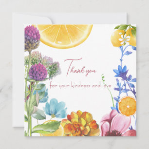 Miss to Mrs Bridal Shower Thank you card