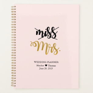 Miss to Mrs Bridal Wedding Daily Planner