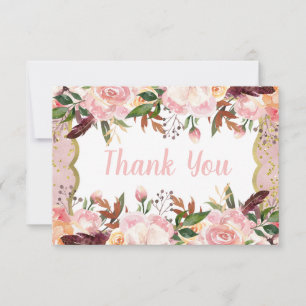 Miss UN Carte de remerciements d'anniversaire, Boh