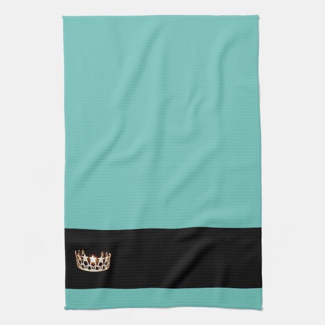 Miss USA America style Crown Kitchen Towel (Vertical)