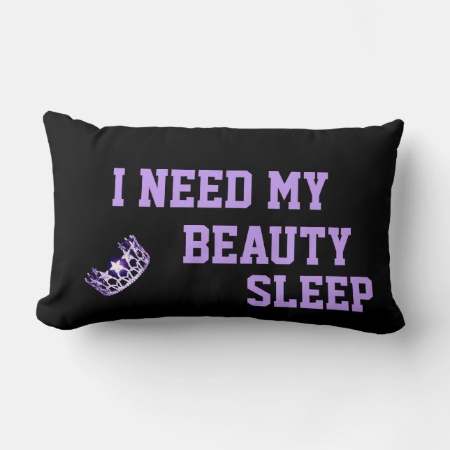 Miss USA America style Crown Need My Sleep Pillow (Front)
