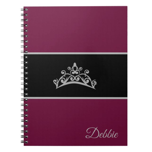 Miss USA Notebook Pageant Silver Crown (Front)
