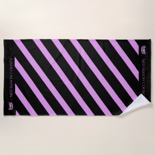 Miss USA Orchid Serviette de plage de Crown