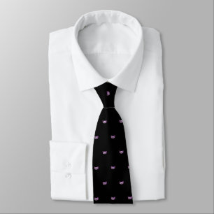 Miss USA Orchid Star Crown Men's Ties