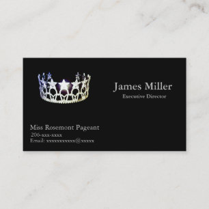 Miss USA Personalized Pageant Business Card