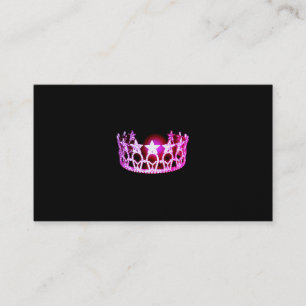 Miss USA Pink Crown Cartes de visite