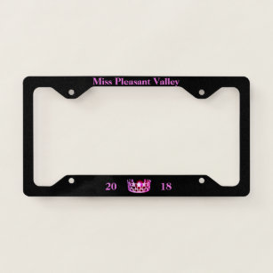 Miss USA Pink Crown Title/Date License Frame