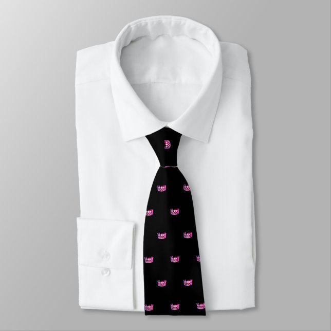Miss USA Pink Star Crown Cravate masculine (Attaché)