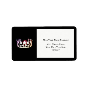 Miss USA Silver Crown Address Labels