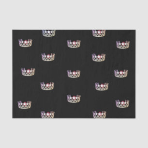 Miss USA Silver Crown Tissue Paper