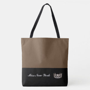 Miss USA Silver Crown Tote Bag-Large Brownie Bag
