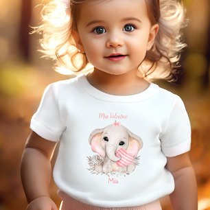 Miss Valentine Personalized Little girl Toddler T-shirt