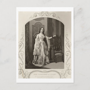 Miss Vandenhoff as Juliet, Act III Scene 1 of 'Rom Postcard