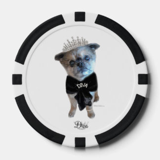 Miss Winkie "Diva" poker chips