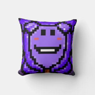 Miss Wolfy Throw Pillow