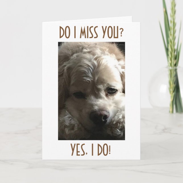 MISS YOU ALL YEAR THROUGH-BUT MOST AT CHRISTMAS HOLIDAY CARD (Front)