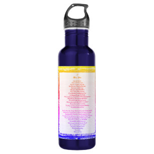 Miss You Aluminum Water Bottle