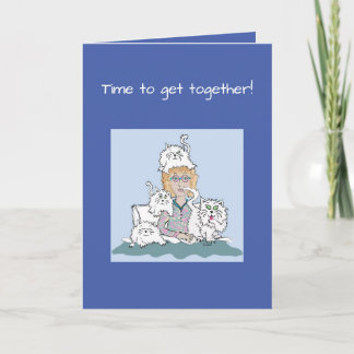Miss you card