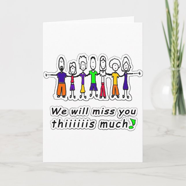 Miss You Card (Front)