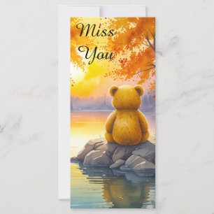 Miss You Card