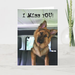 Miss You Card