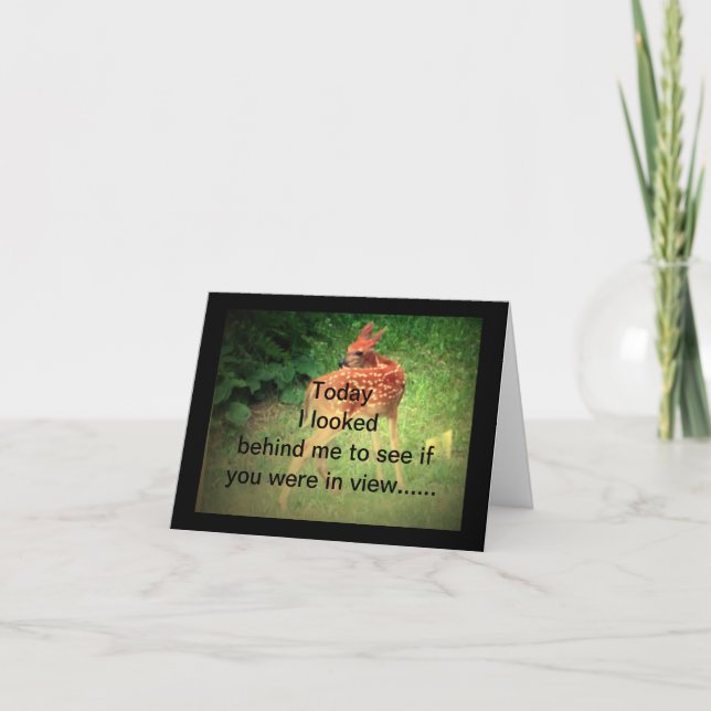 Miss You Card (Front)