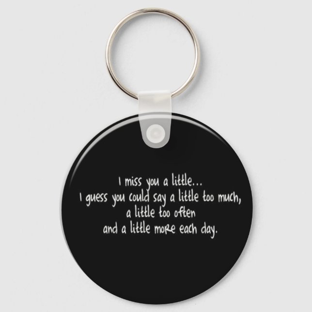 miss you key chain (Front)