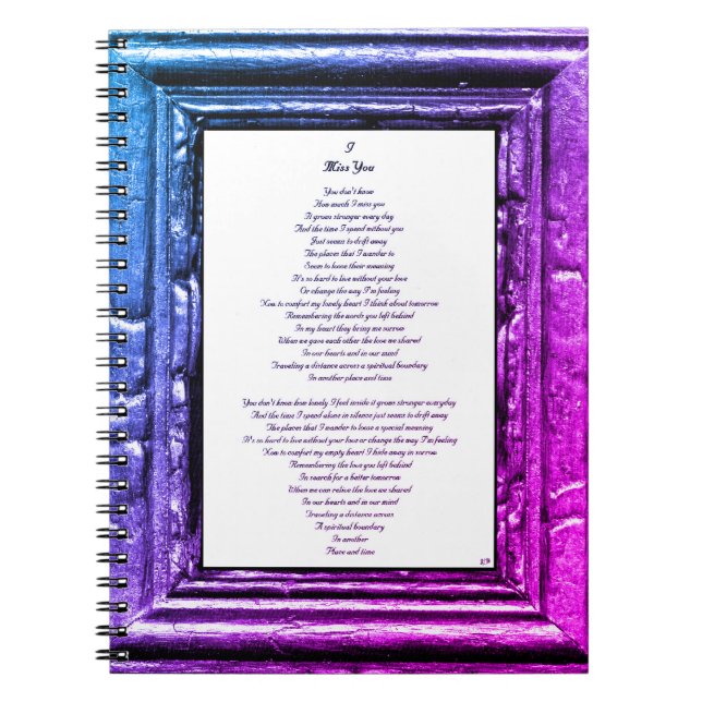 Miss You Notebook (Front)