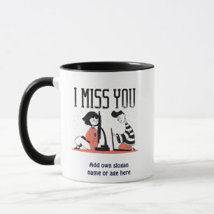 Miss You - Online Communication Lockdown Isolation Mug