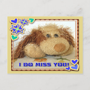 MISS YOU! POSTCARD