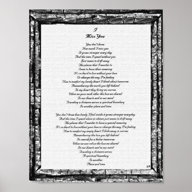 Miss You Poster (Front)