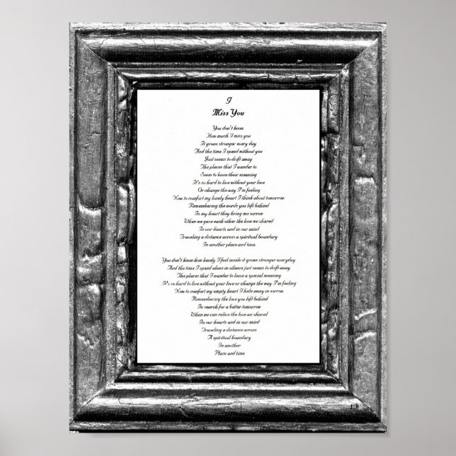 Miss You Poster (Front)