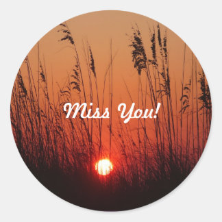 Miss You Stickers, Miss You Custom Sticker Designs