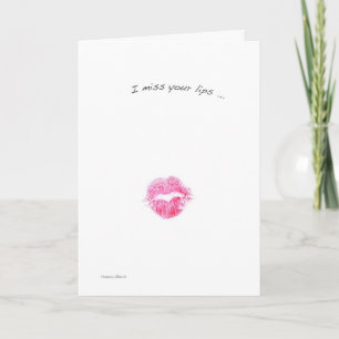 Miss Your Lips Card