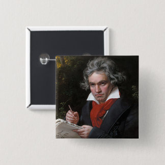 Missa Solemnis: Ludwig Beethoven Classical Music 2 Inch Square Button