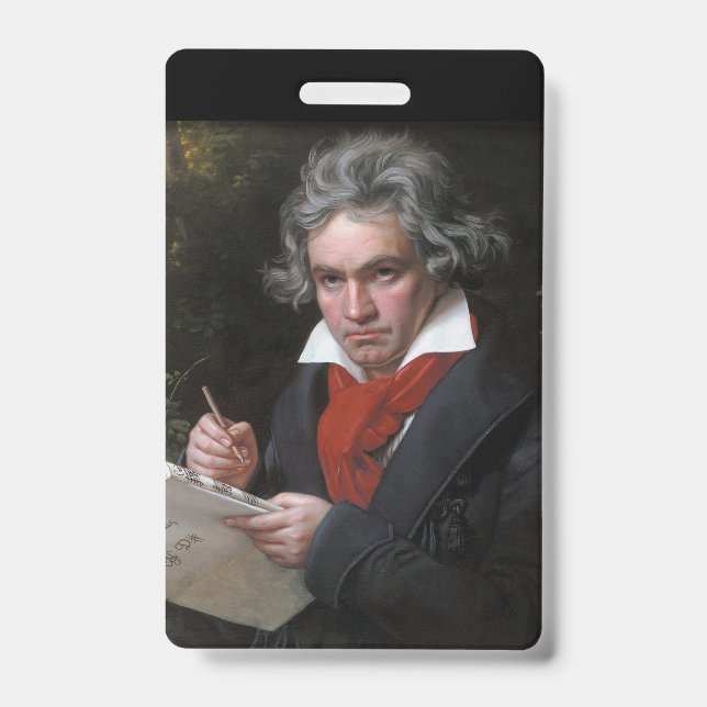 Missa Solemnis: Ludwig Beethoven Classical Music Badge (Front)