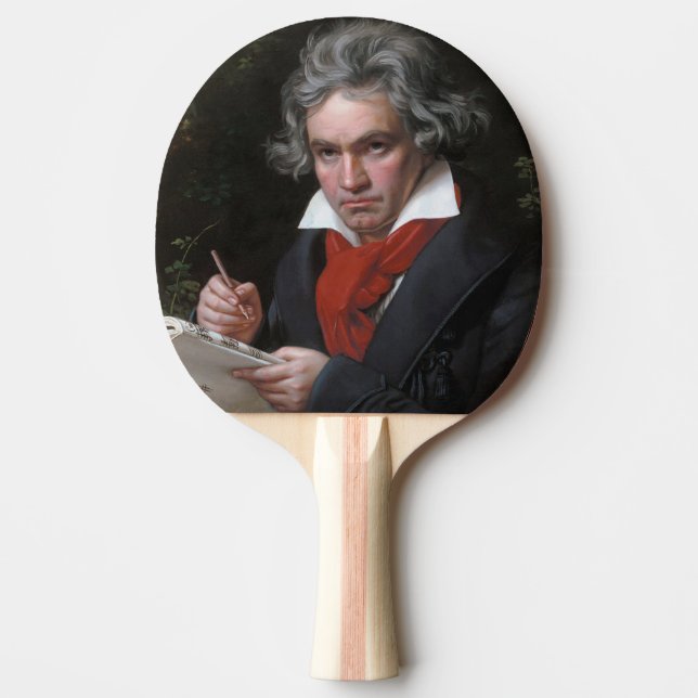 Missa Solemnis: Ludwig Beethoven Classical Music Ping Pong Paddle (Front)